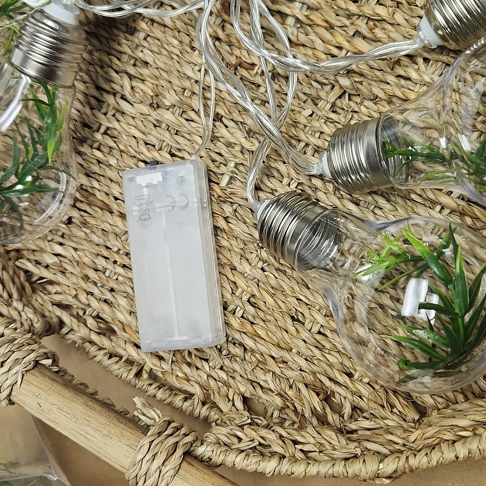 String Lights with Greenery Bulbs - Picture 5 of 7